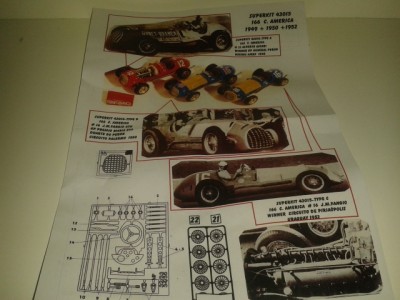 Super Kit Ferrari 166 C America 1949 - 1950 - 1952 ( 3 versioni - 3 Versions ) - Metal Kit 1:43